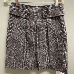 Carlisle Plaid Wool Skirt